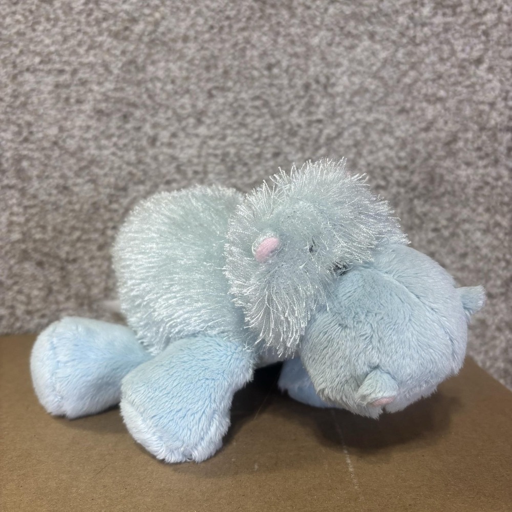 Ganz Lil' Kinz Mud Hippo Blue Plush Stuffed Animal Toy Webkinz HS009 No Code
